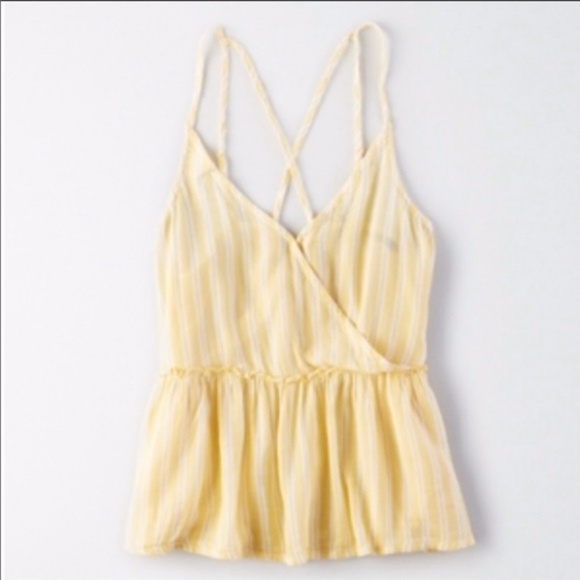 American Eagle Outfitters Tops - NWOT American Eagle Yellow Tank Top